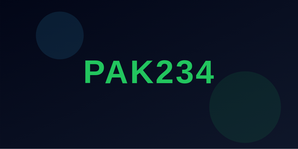 Pak234 Game